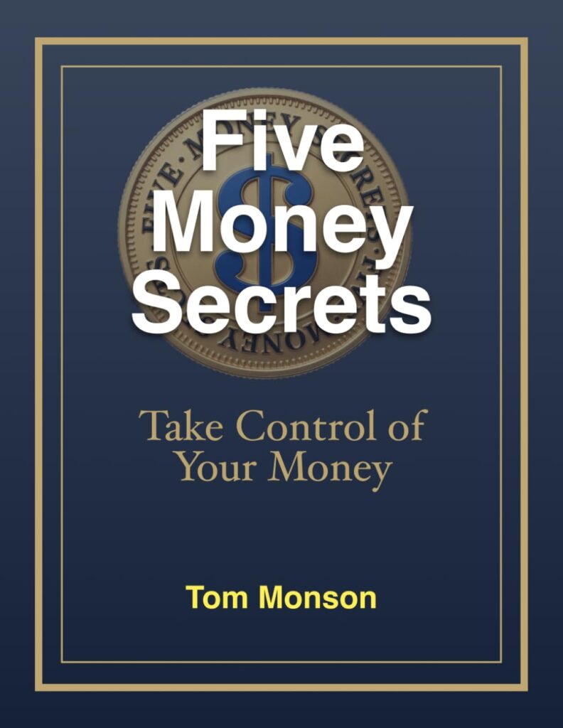 Five Money Secrets book cover.