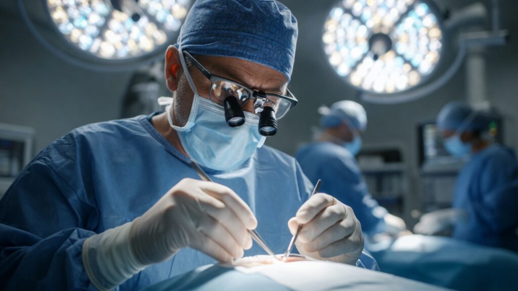 Doctor performing surgery, representing the importance of protecting your business income if you cannot work.